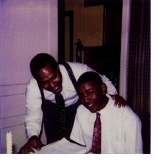 Ernie with his Little Brother