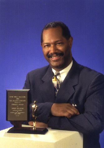 Ernie with Being Single Pinnacle Award