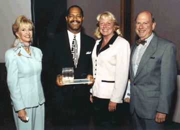 Lazarus Award with CEO