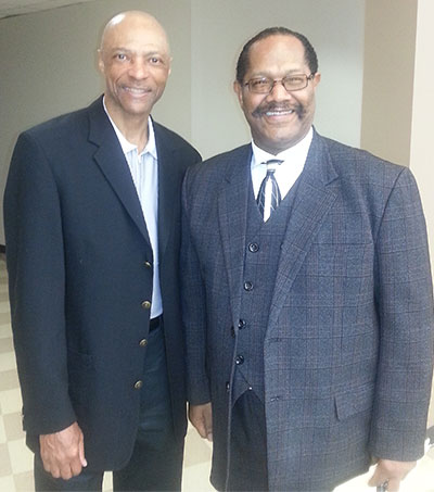 Ernie Sullivan and Jim Cleamons